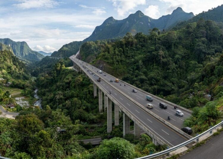 Ilustrasi flyover. Foto: Ilustrasi AI