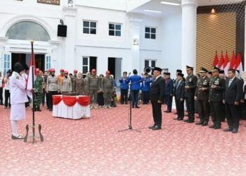 Wako Bukittinggi Kukuhkan 54 Anggota Paskibraka 2026, Tekankan Disiplin dan Persatuan