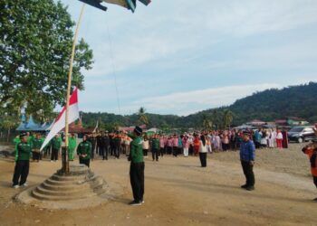 Upacara 17 Agustus 2026 di Lokasi Bencana Lambung Bukit Padang Dihadiri Warga Penyintas