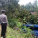 Sebuah Microbus Terperosok ke Pekarangan Warga di Tanah Datar, Begini Kondisi Sopir