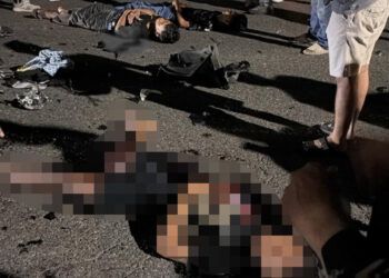 Kecelakaan Motor dan Mobil di Padang, 3 Orang Terkapar di Jalan