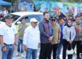 Wali Kota (Wako) Padang, Fadly Amran, menutup sekaligus menyerahkan hadiah kepada para pemenang lomba mural di Taman Aliran Kenangan, Jalan Sutan Syahrir, Kelurahan Mata Air, Kecamatan Padang Selatan, Sabtu (29/8/2026).