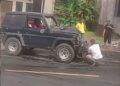 2 Kendaraan Terlibat Kecelakaan di Jalan Lintas Padang-Bukittinggi, Mobil Ringsek