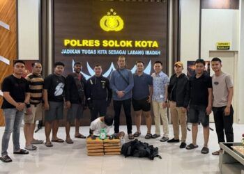 Bawa 10 Kg Ganja Dikejar Polisi, Kurir Narkoba Kecelakaan di Solok, Berakhir Ditangkap