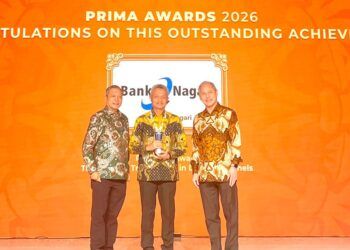 Transaksi Digital Tertinggi di Jaringan PRIMA, Bank Nagari Raih Platinum Awards