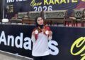 Chelse Lexem, Mahasiswi UM Sumatera Barat Raih 2 Juara di Kejuaraan Karate Se-Sumatera 2026