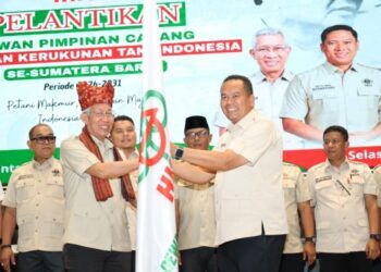 Pimpin HKTI Pariaman Periode 2026–2031, Wako Yota Balad Bidik Modernisasi Pertanian hingga Kepastian Pasar
