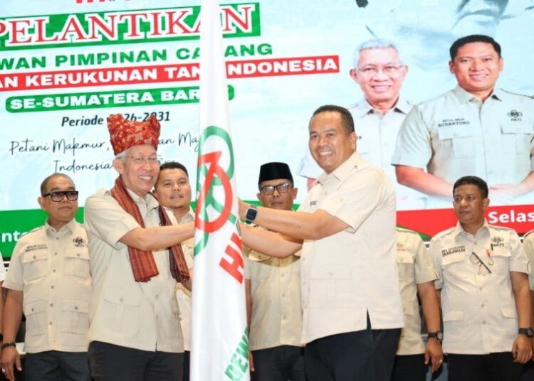 Wali Kota Pariaman Yota Balad dikukuhkan sebagai Ketua Dewan Pimpinan Cabang (DPC) Himpunan Kerukunan Tani Indonesia (HKTI) Kota Pariaman periode 2026–2031.