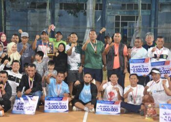 Turnamen Tenis Internasional BAVETI di Pariaman Berakhir, Ini Daftar Pemenangnya