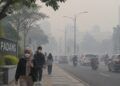 Hotspot Sumbar Tinggal 1, Kabut Asap Masih Tebal Selimuti Padang, AQI Tembus 324
