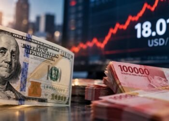 Rupiah Kembali Bertengger di Atas Rp18.000 per Dolar AS
