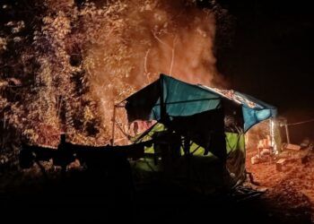 Tak Temukan Penambang, Polisi Bakar Peralatan Tambang Emas Ilegal di Solok Selatan