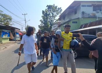 Mengamuk dan Acungkan Parang kepada Warga, Pria di Padang Menangis Saat Ditangkap
