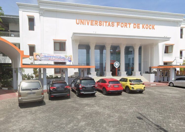 Universitas Fort De Kock di Jalan Soekarno Hatta Nomor 11, Kelurahan Manggis Ganting, Kecamatan Mandiangin Koto Selayan, Kota Bukittinggi, Sumatera Barat. Foto: Tangkapan layar Google Maps