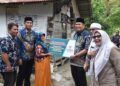 Wako Yota Balad Letakkan Batu Pertama Pembangunan Rumah Layak Huni di Pariaman Selatan