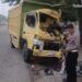 Truk Canter Tabrak Truk Parkir di Padang, Satu Penumpang Tewas