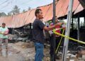 Rumah dan Lima Kedai Milik PNS di Payakumbuh Ludes Terbakar