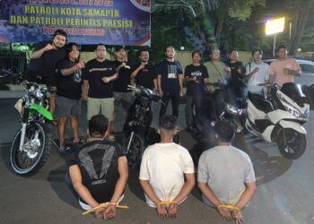 Curi Motor Terparkir di Teras Rumah, 3 Pemuda di Padang Diringkus Polisi