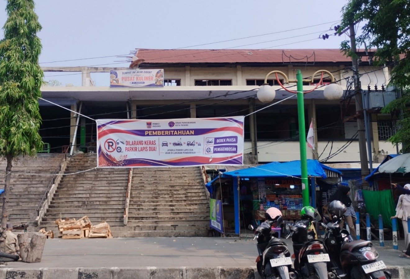 Padang Teater Pasar Raya Padang Bakal Disulap Jadi Pusat Kuliner dan Ruang Kreativitas Anak Muda