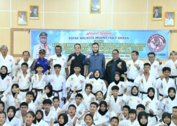 245 Karateka Lemkari Kota Padang Ikuti Ujian Kenaikan Tingkat Semester II 2026