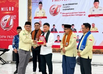 Hadiri Milad ke-1 PKDP Banten, Bupati Padang Pariaman Ajak Warga Perkuat Silaturahmi dan Kekompakan di Perantauan