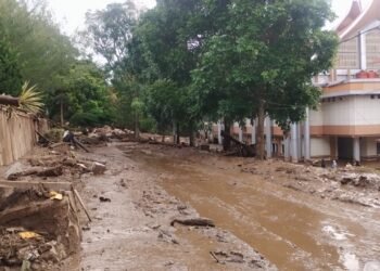 Begini Kondisi Kompleks Perkantoran Pemkab Solok Sehari Pascagalodo