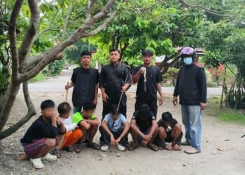 6 Anak Bawah Umur Ditangkap di Padang, 3 Senjata Tajam Disita