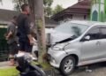 Sebuah Minibus Tabrak Pohon di Pasaman, Begini Kondisi Pengemudi dan Penumpang