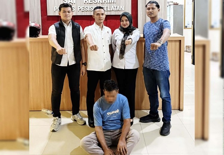 Polisi menahan seorang pria di Rumah Tahanan (Rutan) Polres Pesisir Selatan di Painan pada Rabu (30/9/2026) karena diduga mencabuli seorang bocah perempuan dengan meminta korban memegang kemaluannya. Foto: Polres Pesisir