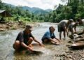 Pendulang Emas di Solok Selatan Sebut Bagi Hasil dengan Pihak Keamanan Lokasi Tambang