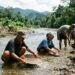 Pendulang Emas di Solok Selatan Sebut Bagi Hasil dengan Pihak Keamanan Lokasi Tambang