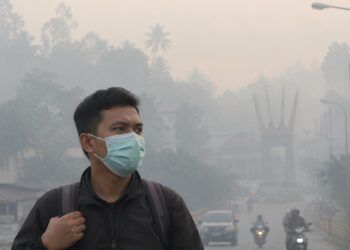 Udara Dharmasraya Tidak Sehat, Pemkab Minta Warga Pakai Masker