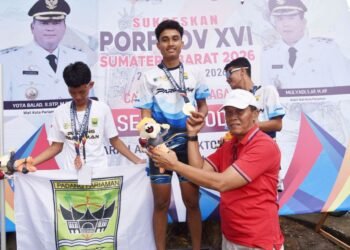 Perolehan Medali Sementara Porprov Sumbar XVI: Padang Kokoh di Puncak