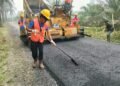 Pemkab Dharmasraya Tuntaskan Peningkatan Jalan Lagan Jaya–Sipangkur