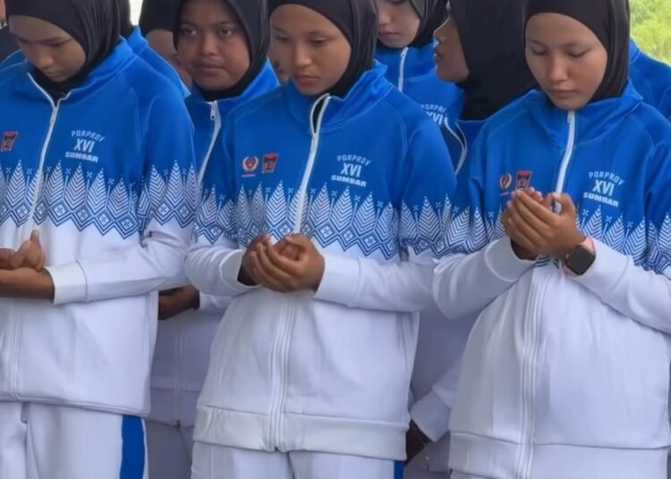 Atlet dari berbagai daerah bersiap mengikuti pertandingan pada Pekan Olahraga Provinsi (Porprov) XVI Sumatera Barat 2026.