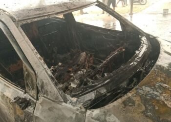 Bengkel di Dharmasraya Terbakar, Dua Mobil Hangus, Mekanik Mengalami Luka Bakar
