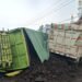 Truk Rem Blong di Jalan Solok-Padang, Tabrak Tiga Gerobak hingga Rumah Warga