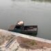 Hilang Kendali Saat Mundur, Mobil Masuk Sungai di Payakumbuh