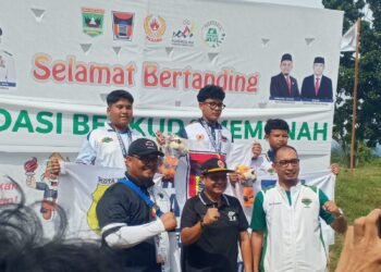 Kontingen Padang Juara Umum Berkuda Memanah Porprov Sumbar XVI 2026, Raih 11 Emas