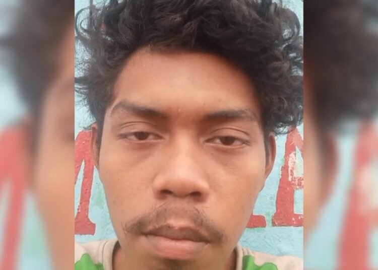 Ahmad Dzaky Ramadhan (22), warga Bungus Teluk Kabung, Kota Padang, Sumatera Barat.
