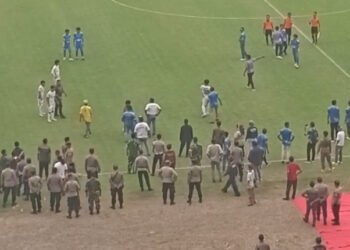 Video: Final Sepak Bola Porprov Sumbar XVI 2026 Berakhir Ricuh, Pemain Terlibat Baku Hantam