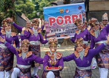 PORPI Pariaman Raih Juara 3 Senam Kreasi Tingkat Nasional