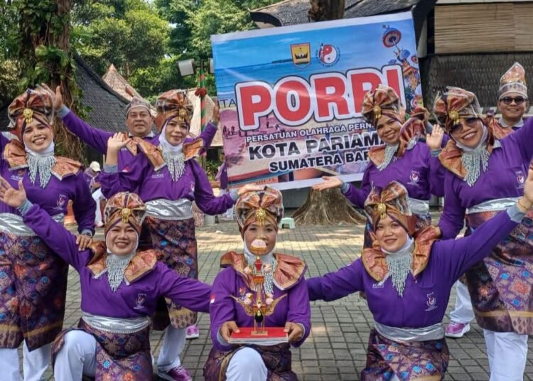 Persatuan Olahraga Pernapasan Indonesia (PORPI) Kota Pariaman meraih Juara 3 penampilan senam kreasi dalam kegiatan senam bersama berskala nasional yang digelar PORPI di kawasan Pasar Seni Ancol, Jakarta Utara, Sabtu (17/10/2026).
