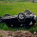 Video: 2 Minibus Terjun ke Sawah di Solok, 1 Terbalik