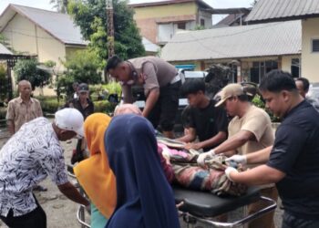 Pulang Berburu, Pengendara Motor Tewas Terjatuh ke Sawah di Agam