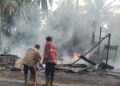 Bengkel di Padang Pariaman Terbakar, Tiga Motor dan Satu Sepeda Hangus