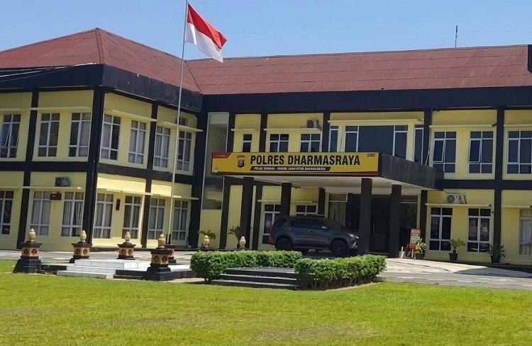 Markas Polres Dharmasraya. Foto: Tangkapan Layar Peta Google