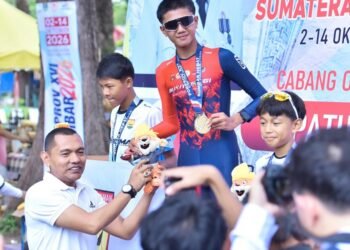 Atlet Sepatu Roda Bukittinggi Borong Tiga Emas pada Porprov Sumbar 2026